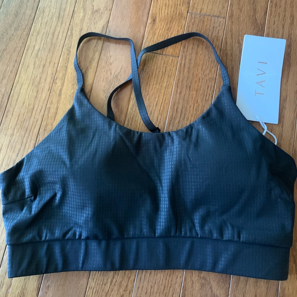 Tavi Black Sports Bra